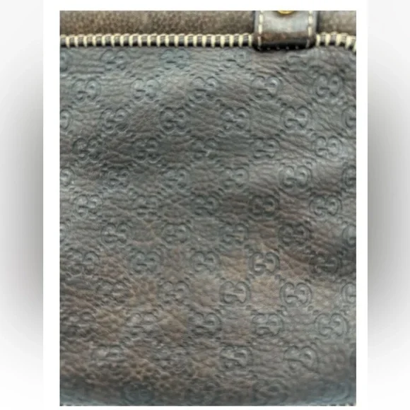 Gucci Dark Brown Leather Satchel - Picture 14 of 16